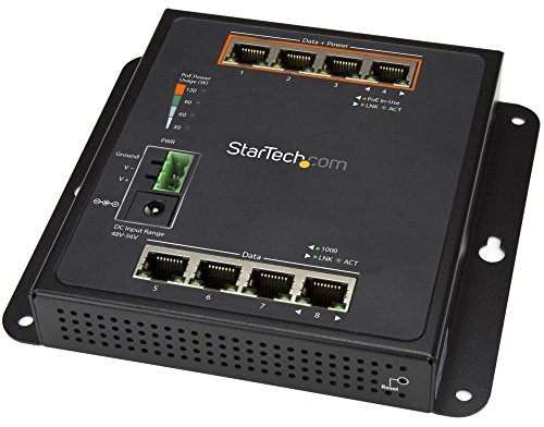 StarTech . com Ethernet Switch 8-Port IES81GPOEW