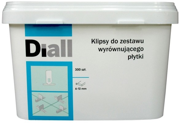 Diall Klipsy do zestawu wyrównującego 300 szt.