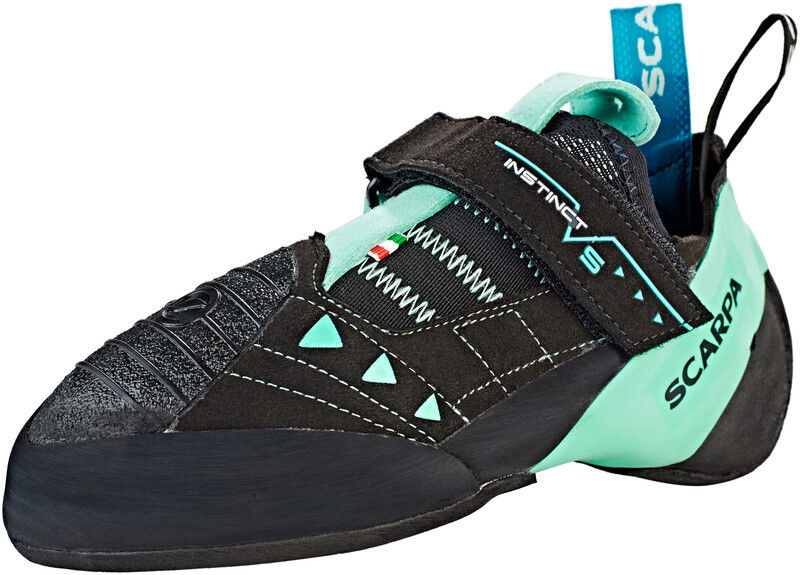 Scarpa Instinct VS But wspinaczkowy Kobiety, black/aqua EU 37 2020 Buty wspinaczkowe wsuwane 70013-L-113-37