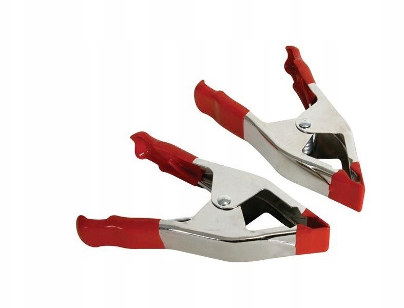 Metalowy Ścisk Sprężynowy Krokodyle 15cm 2 Szt.