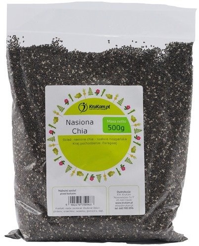 KruKam Nasiona Chia Szałwia hiszpańska 500g