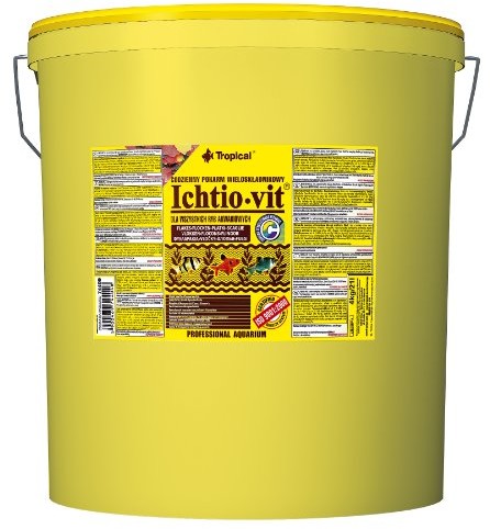 Tropical ichtio VIT podszewka (płatek podszewka główny) do wszystkich ryb ozdobnych, 1er Pack (1 X 21 L) S-007