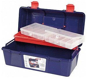 Tayg TAYG - Walizka narzędziowa - 356 x 184 x 163 mm - z półką i organizerem TG23