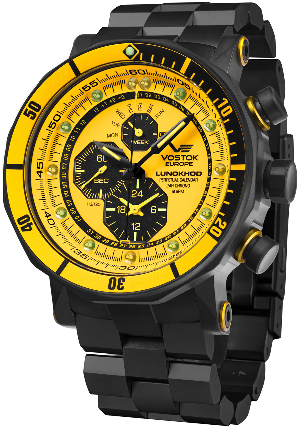 Vostok Europe Zegarek YM86-620C504B Lunokhod-2 Multifunctional -