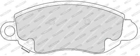 FERODO (FEDERAL-MOGUL) Zestaw klocków hamulcowych, hamulce tarczowe (FEDERAL-MOGUL) FVR1381