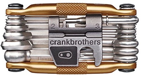 Crank Brothers Narzędzie wielofunkcyjne 19 narzędzi w 1, złoto, jeden rozmiar CB-35119