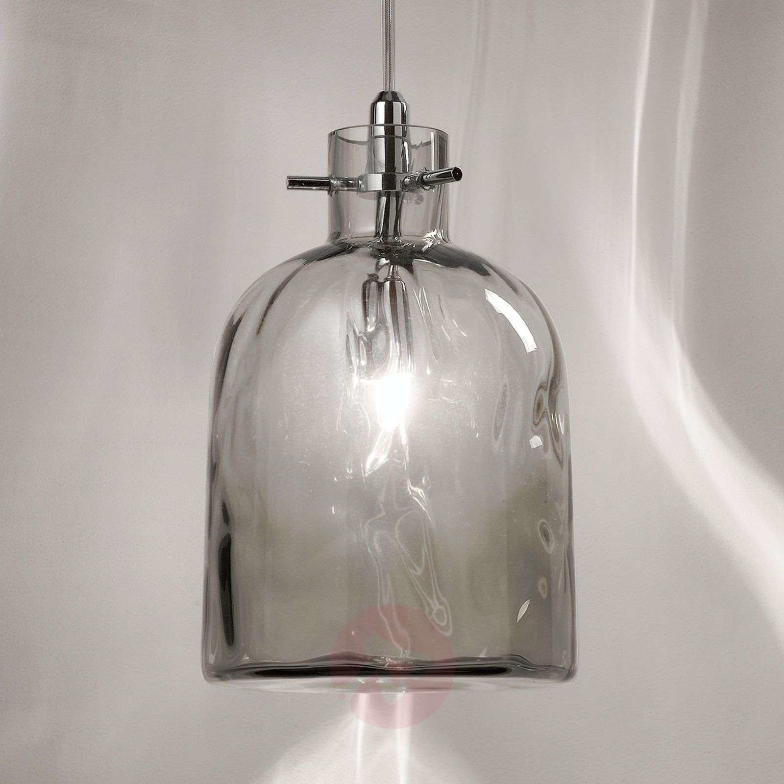 Selene Designerska lampa wisząca Bossa Nova szary dym