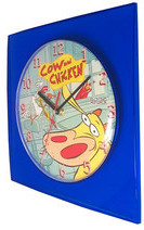 Delta Zegar dla dzieci Cow & Chicken kwadrat ATE940CC