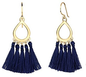 Elli Kolczyki Tassel krople Festival  srebro 925 pozłacane Mina, srebro 312811217