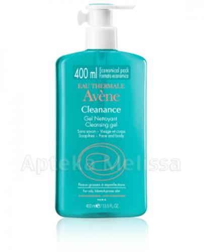 Avene PIERRE FABRE DERMO-COSMETIQUE POLSKA SP Z O.O EAU THERMALE CLEANANCE Ĺťel oczyszczajÄ
cy do skĂłry tĹustej z niedokonaĹoĹciami 400 ml 7070522