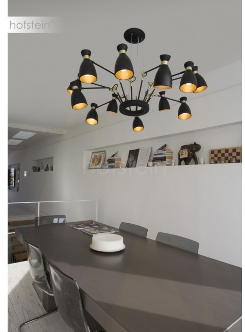 Faro Barcelona Barcelona Retro Lampa Wisząca Czarny 12-punktowe Nowoczesny Obszar wewnętrzny Retro Czas dostawy od 10-14 dni roboczych 20051