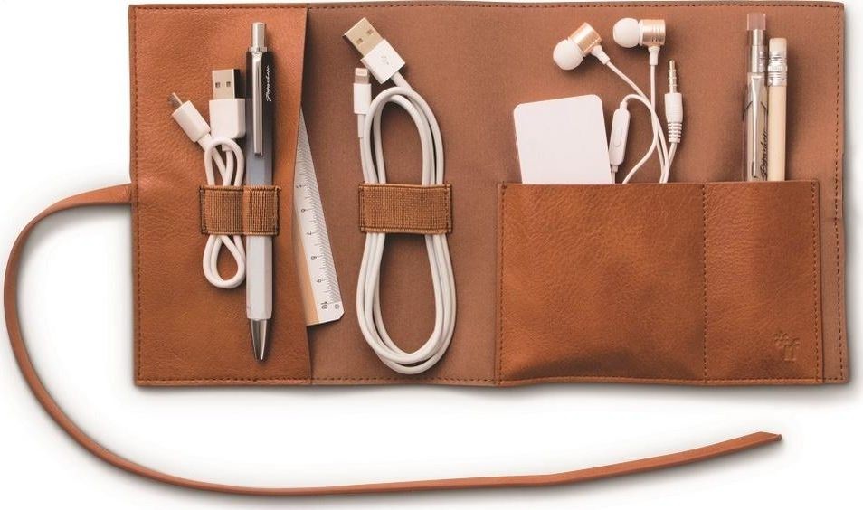 IF Piórnik  Bookaroo Travel Tech-Tidy Organizer podróżny brąz 343654