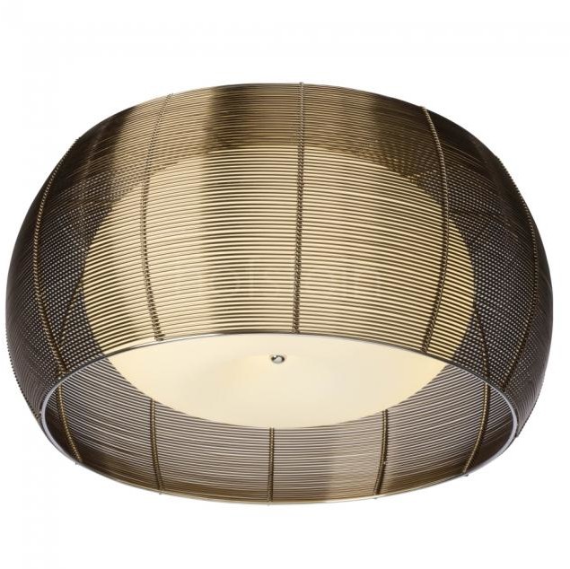 Brilliant Oświetlenie Relax Lampa Sufitowa Chrom, Brązowy, 2-punktowe 61180/53