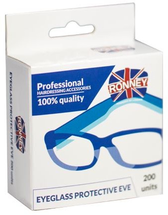 ronney RONNEY Professional Eyeglass Protective Eve 200 units - Osłonki na oprawki okularów 200 szt. (RA 00201)