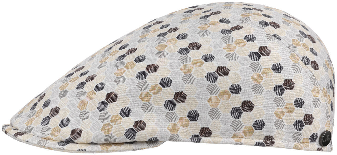 Płaski Kaszkiet Hexagon by Lierys, beżowy, 59 cm