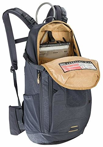 EVOC Neo Protector Back Pack 16L 2019 S/M Carbon Grey (100116121-S/M_Gris_S/M)