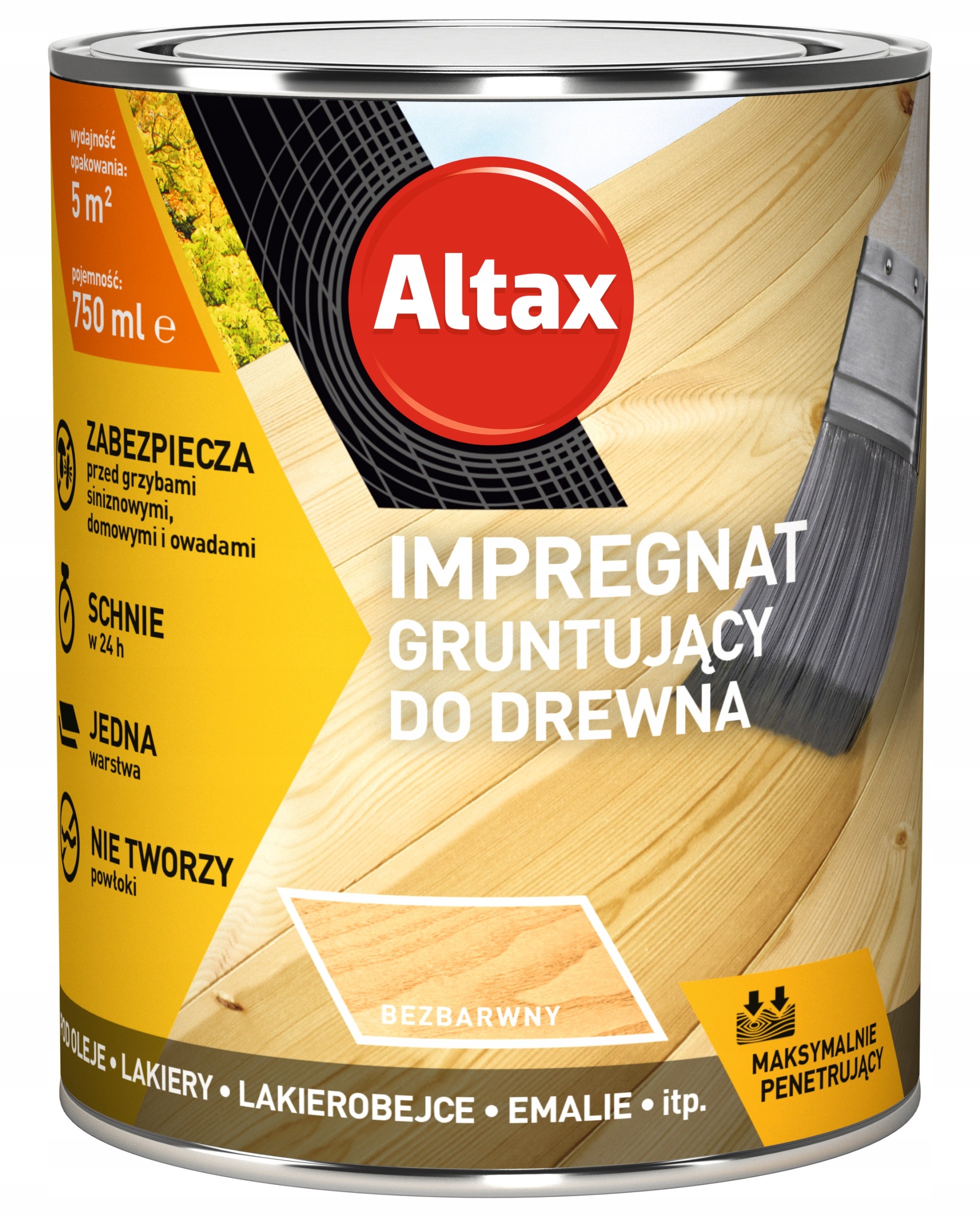 Altax Penetrin Impregnat Gruntujący D Drewna 0,75L