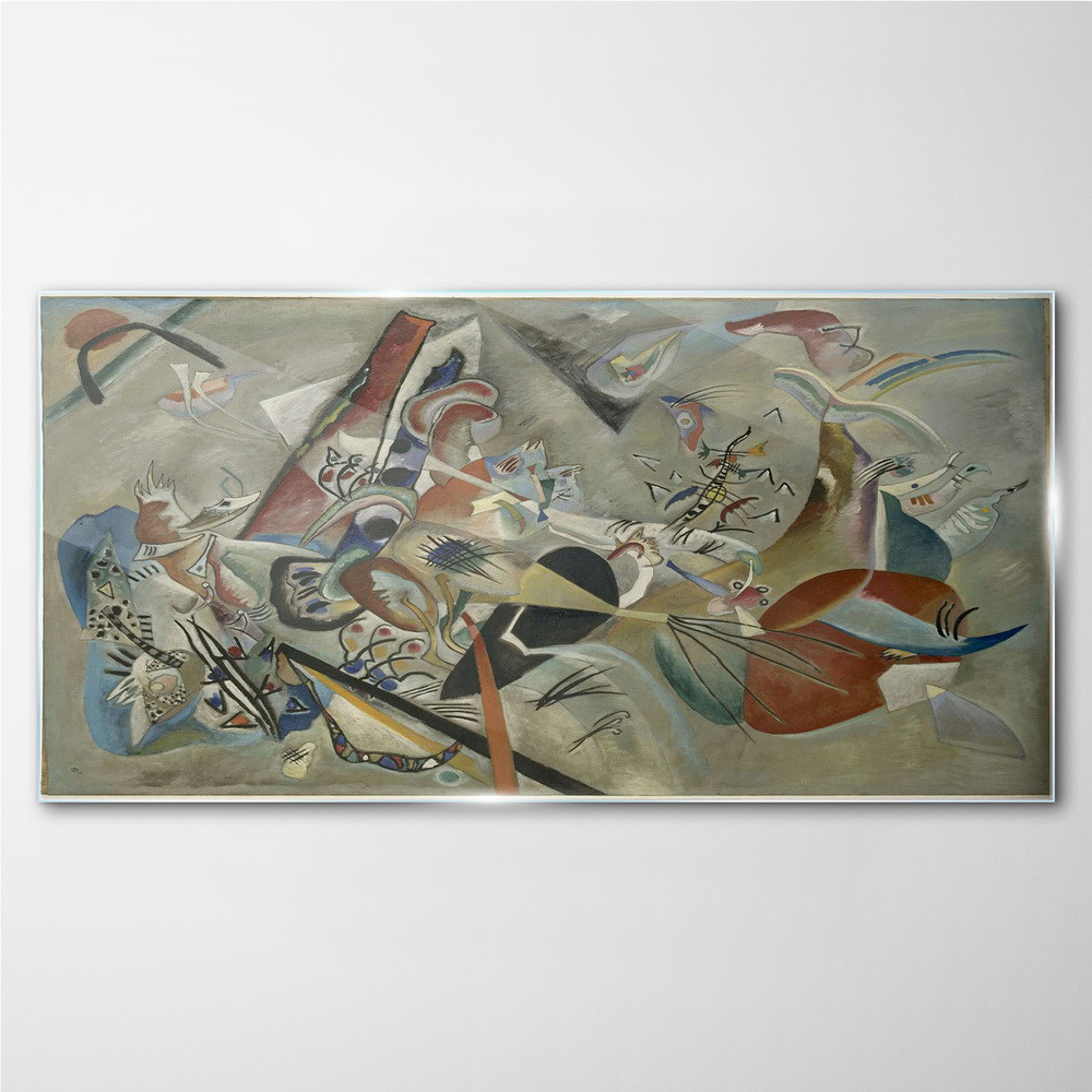 PL Coloray Obraz Szklany W Gray Wasilij Kandinsky 100x50cm