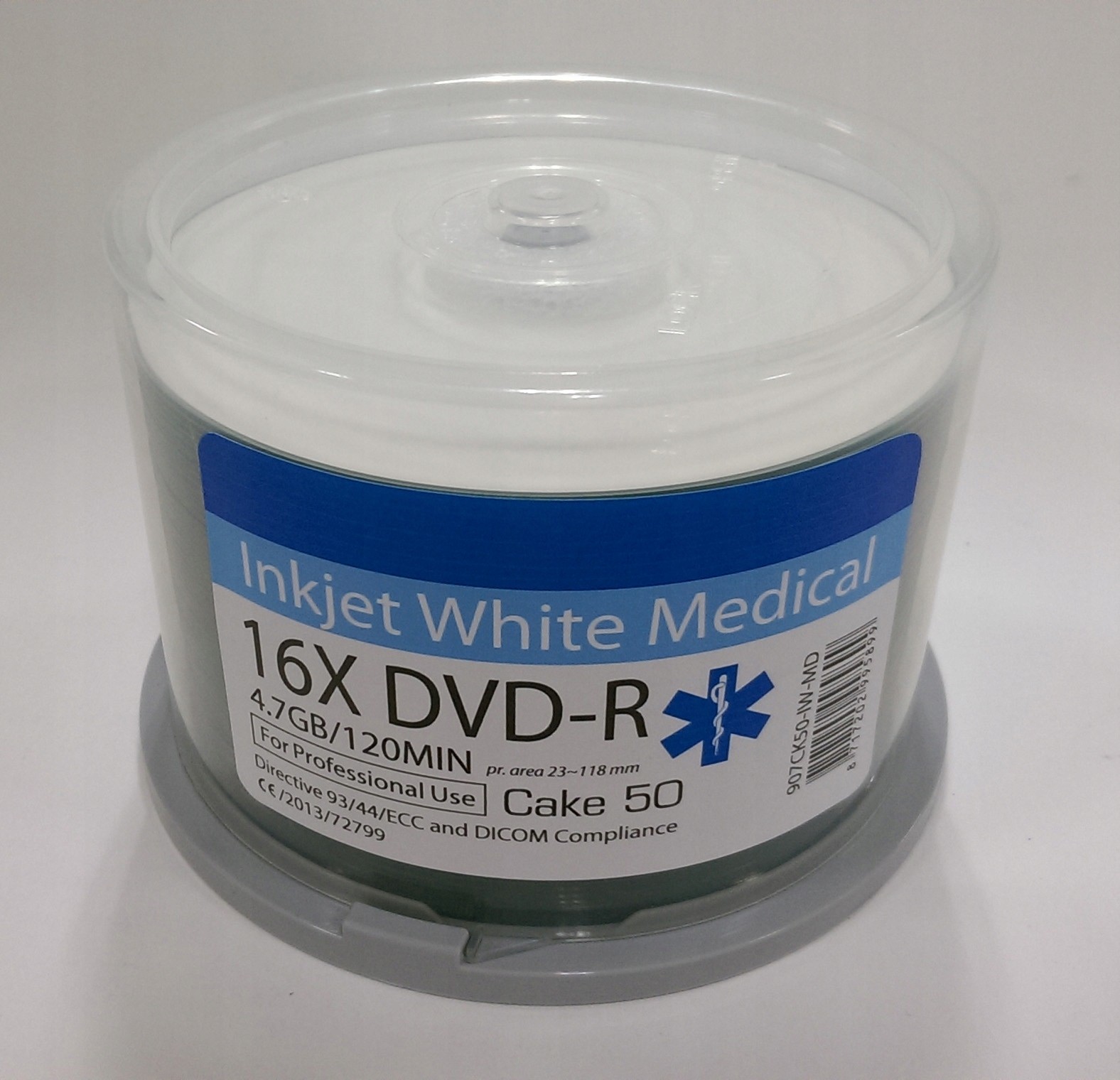 TraxData Dvd-r 4,7GB 16X Inkjet Ff Printable Medic