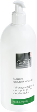 Ziaja LTD. Z.P.L. SP. Z 0.0. Med Kuracja antybakteryjna Żel oczyszczający do mycia ciała deo formuła 400 ml 7070106