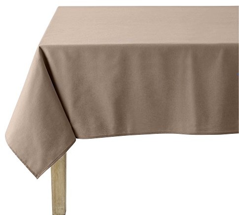 COUCKE obrus kwadratowy Uni trufli, bawełna, 180x180 cm 3152192162510