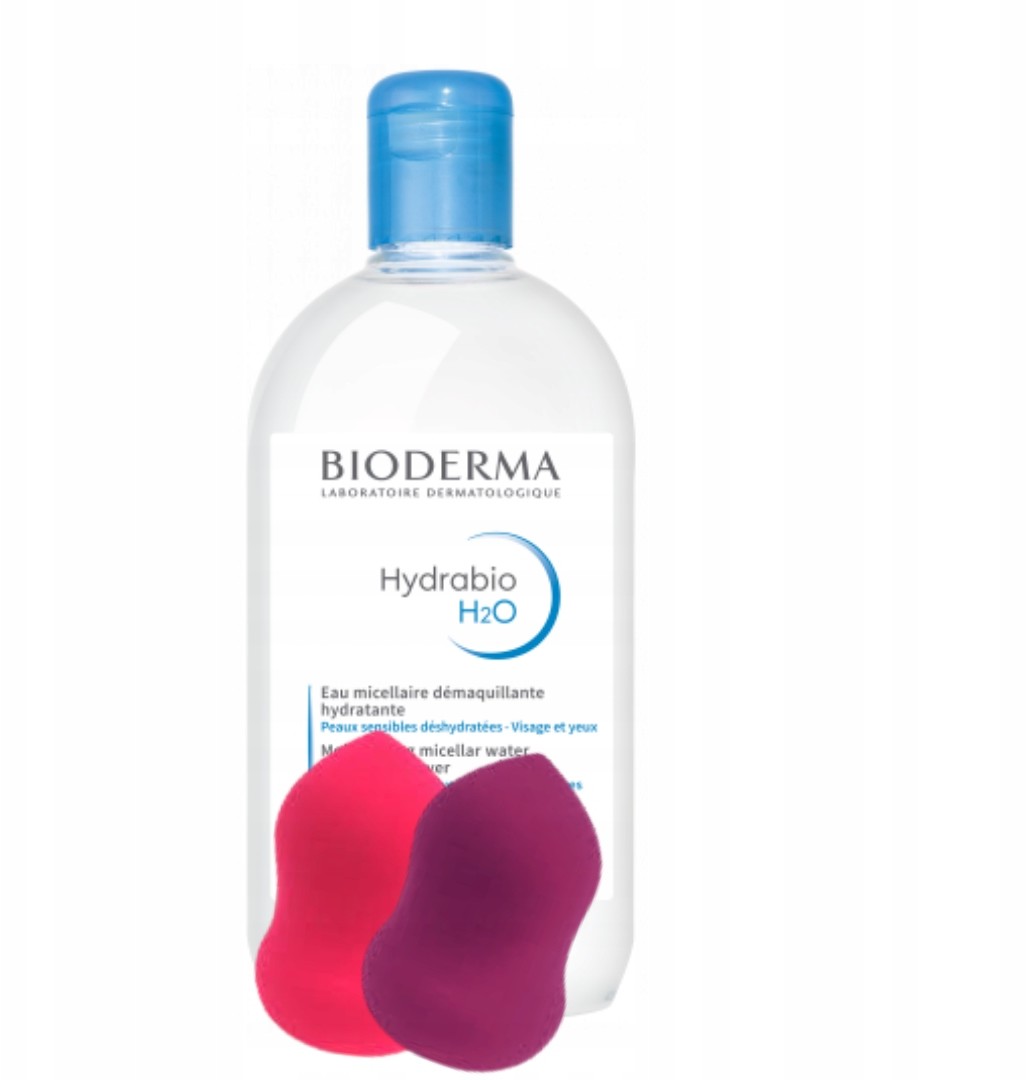 Bioderma Hydrabio h20 płyn 500ml dwa blendery