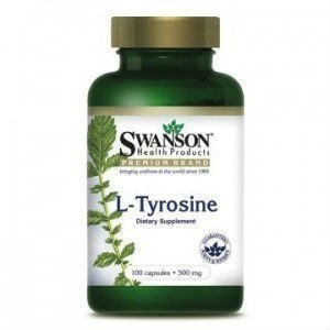 SWANSON L-Tyrozyna 500 mg-100k pamięć, mózg, aktywność SW855