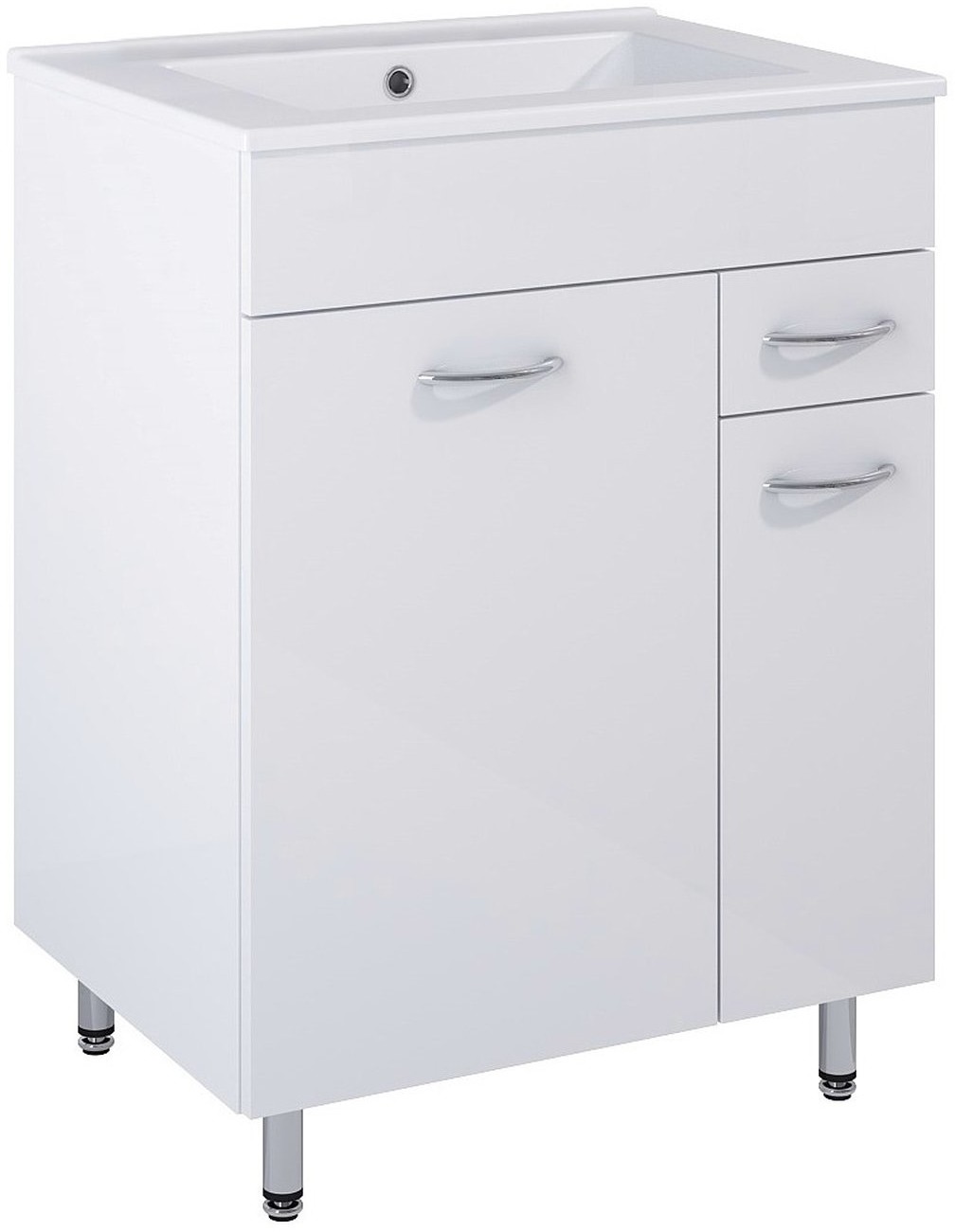 Maximus Maximus Szafka pod umywalkę Eve 60 2D 1S biała 60x70,1 cm