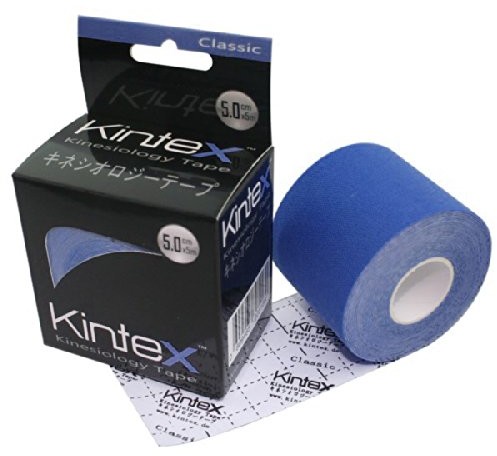 Kintex Classic bawełniana taśma kinezjologiczna, 5 cm x 5 m, instrukcja użytkowania (może nie być dostępna w języku polskim), niebieski Kx-Cl-P