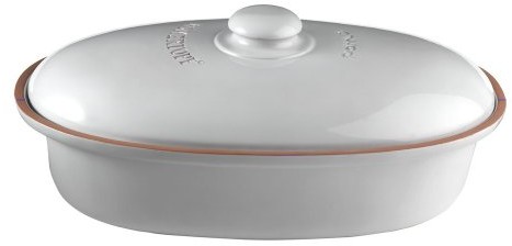 Römertopf 2 810 04 owalny pojemnik na chleb; wymiary: 44 x 26 x 19,5 cm, biały 6902