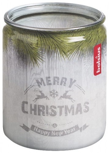 Bolsius Świeca zapachowa w szkle Merry Christmas 82/68 Winter Wood 1szt