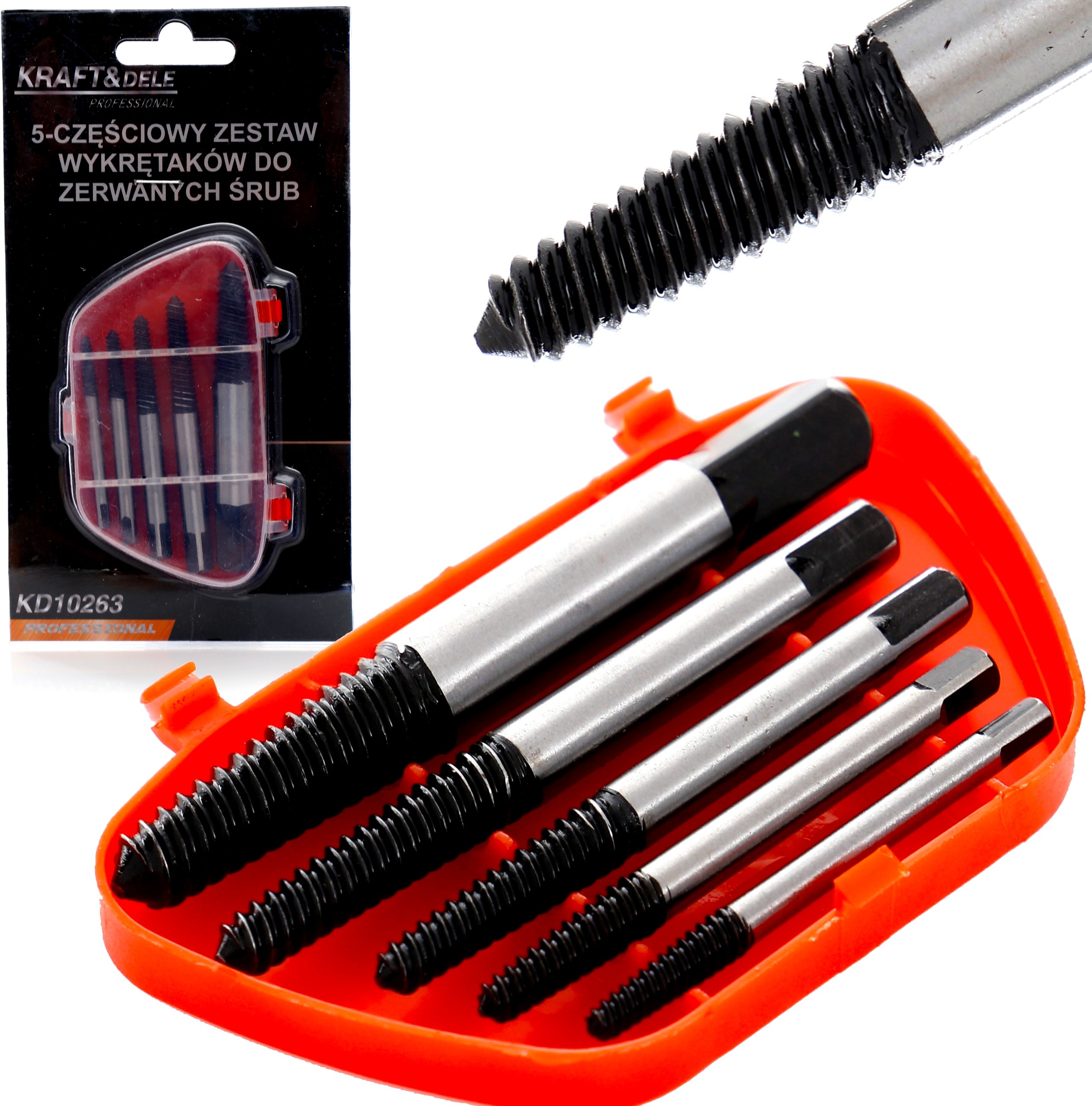 Wykrętaki Do Zerwanych Urwanych Śrub Wykrętak 5szt