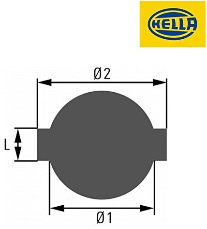 Hella 8XY pokrywa na zbiornik paliwa, z zaworem odpowietrzającym 8XY 008 530-001