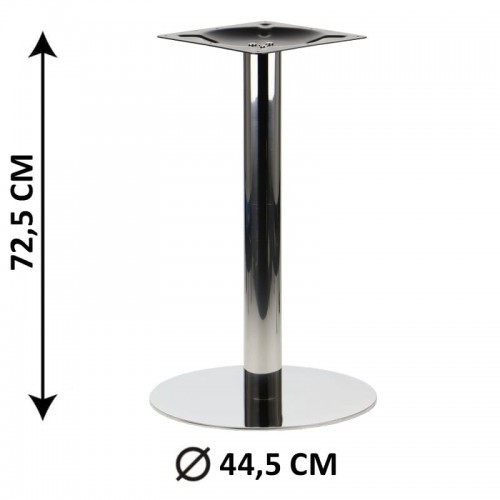 Stema SH Podstawa stolika SH-3001-5/P, fi 44,5 cm, stal nierdzewna polerowana (stelaż stolika) SH-3001-5/P