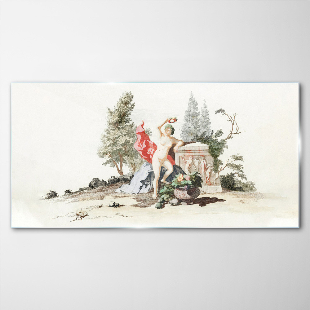 PL Coloray Obraz na Szkle starożytność drzewa kobiety 140x70cm