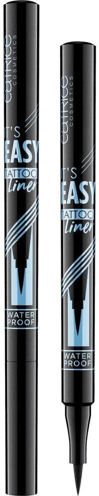 Catrice It's Easy Tattoo Liner Waterproof wodoodporny eyeliner w pisaku 010 Black Lifeproof 1ml 99030-uniw