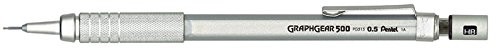 Pentel graphgear 500 12 sztuk ołówek mechaniczny 4 MM Szary 0,5 mm PG515A-12