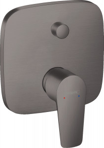 Hansgrohe 71474340 Talis E Jednouchwytowa bateria wannowa ze zintegrowanym systemem zabezpieczającym zgodnie z EN1717 element zewnętrzny do połączenia z wylewką Exafil montaż podtynkowy element zew
