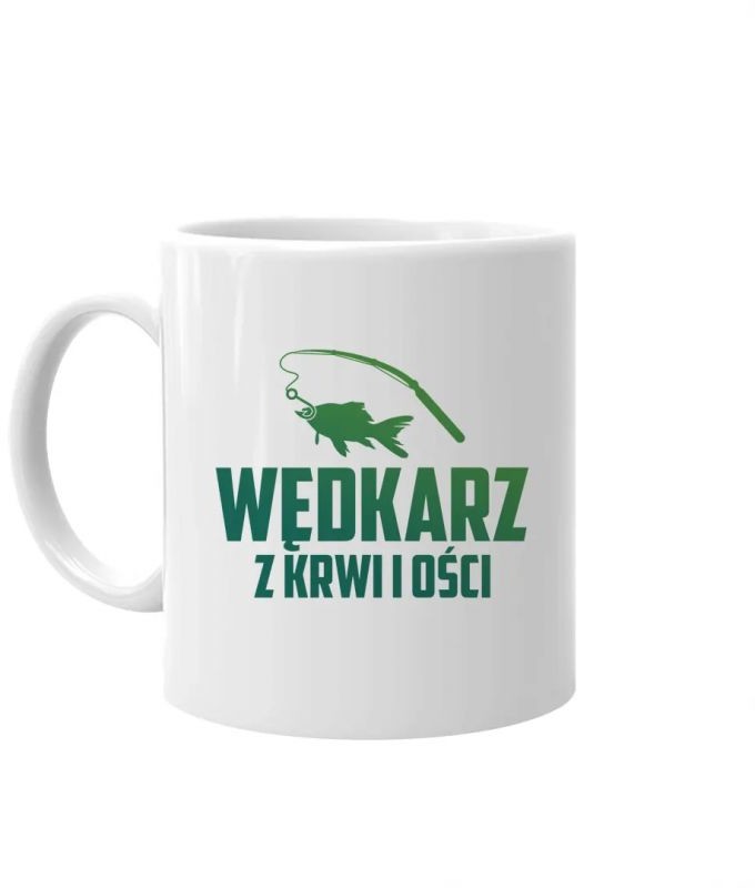Wędkarz z krwi i ości - kubek z nadrukiem 10170