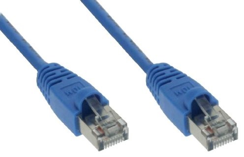 InLine 72515b Patchkabel KAT5E Intos S-FTP Blue 15.0 m 72515B