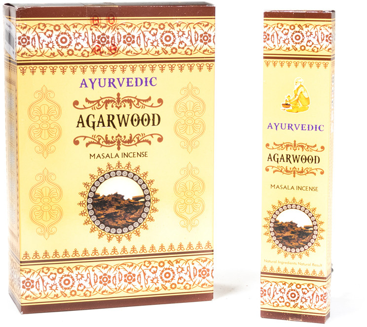 Goloka Kadzidełka AYURVEDIC Agarwood (drzewo agar) - 15g ayurvedic01