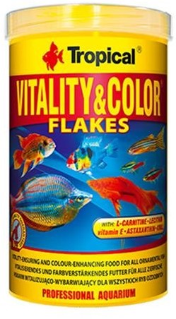 Tropical Vitality & Color - pokarm wybarwiający dla rybek 500ml/100g