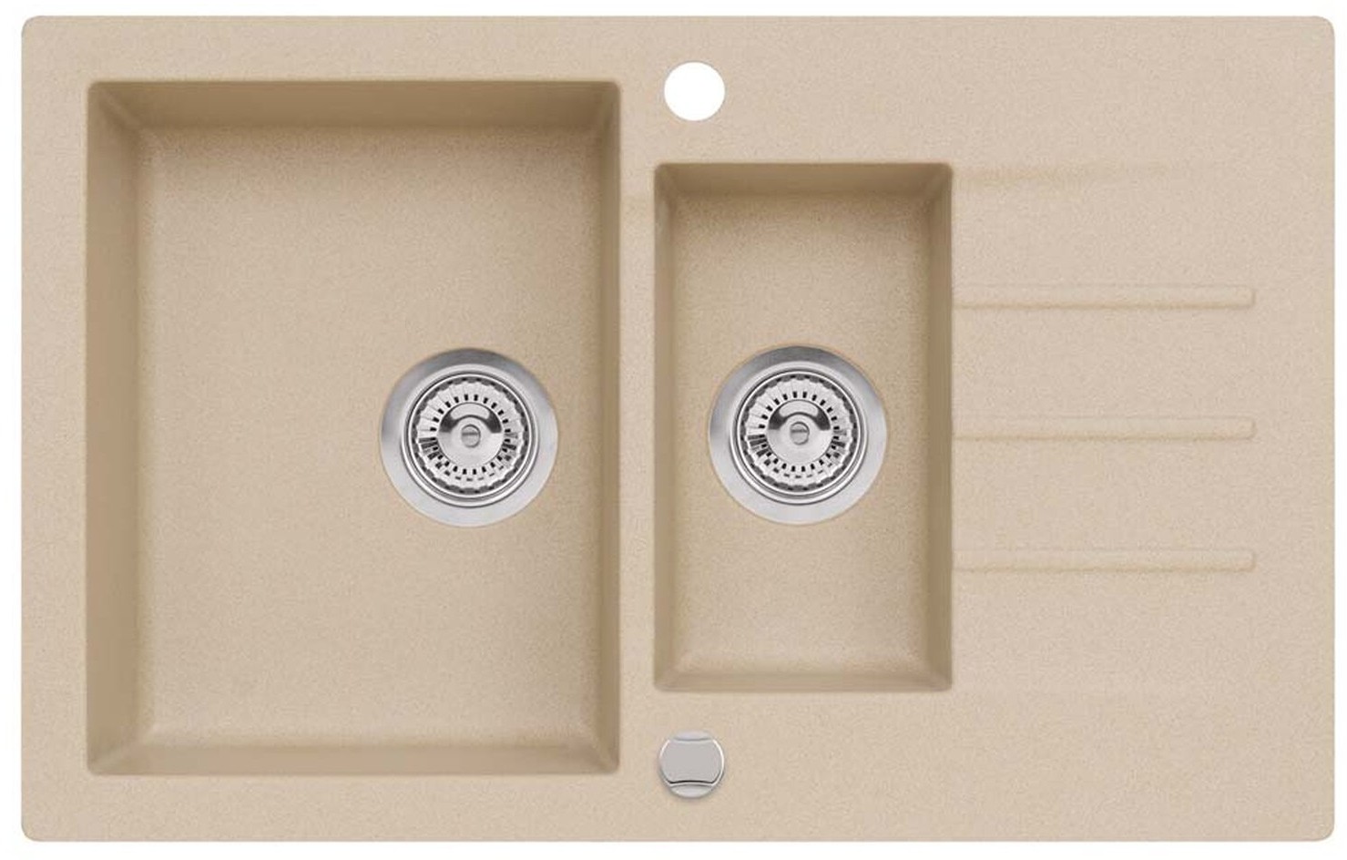 AXIS GROUP Zlew Mojito 120 1,5-komorowy beż