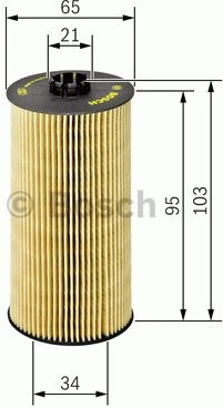 BOSCH Filtr oleju F 026 407 159 F 026 407 159