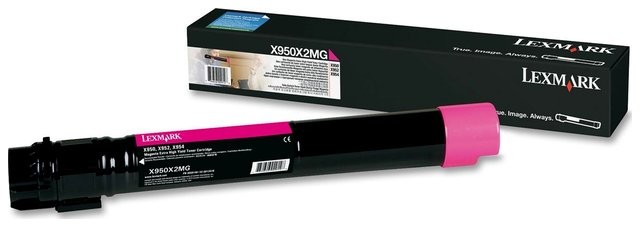Lexmark Wyprzedaż Oryginał Kaseta z tonerem do X-950/952/954 | 22 000 str | magenta opakowanie zastępcze