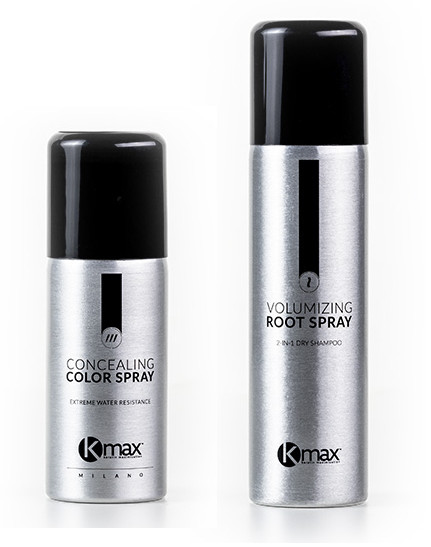 Kmax Keratin Maximization Kmax Zestaw Maskowanie Łysiny i Siwych Włosów 100ml Zwiększanie Objętości Włosów 150ml
