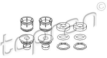 TOPRAN Zestaw naprawczy drążka zmiany biegów TOPRAN 207 905
