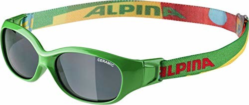 Alpina dziecięce okulary przeciwsłoneczne sportowe Flexxy, zielony, w rozmiarze uniwersalnym