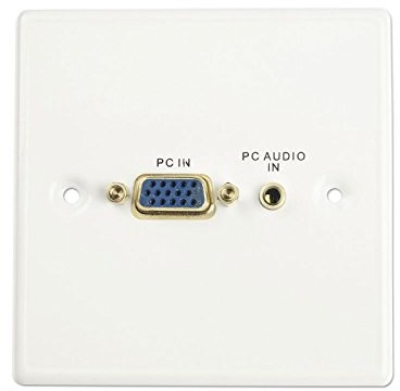 LINDY Lindy VGA/Audio płyta czołowa, wykonana z tworzywa sztucznego 60212