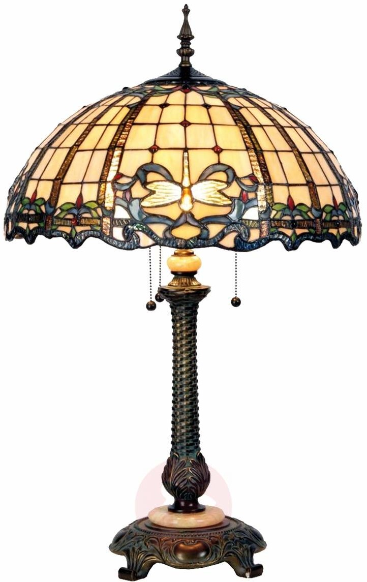 Clayre & Eef Cudowna lampa stojąca Atlantis w stylu Tiffany